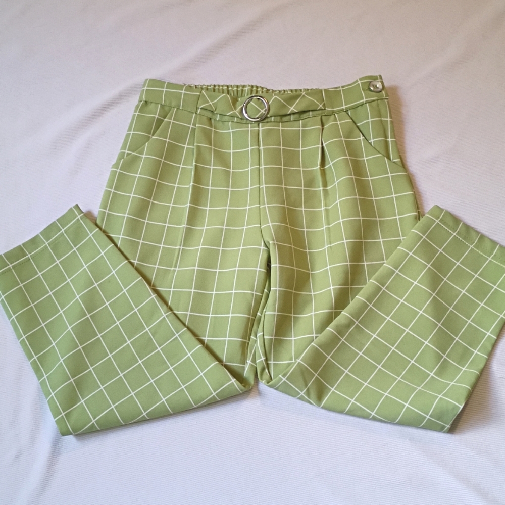Peppermint Green Polka Dot Top And Pants - Picture 5 of 8